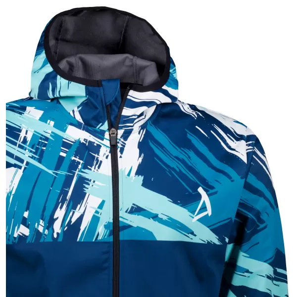  Jachetă softshell premium pentru bărbați ALTISPORT VOJ/ALM039JACK01 ALBASTRU MARIN 