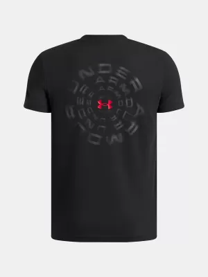 Tricou băieți UNDER ARMOUR UA B WM BLUR SS 6009269-001 NEGRU