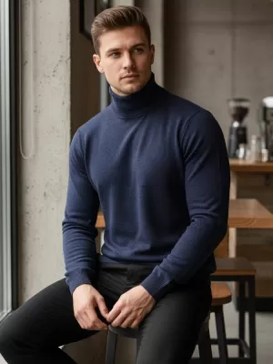 Pulover pentru bărbați DSTREET WX2360 ALBASTRU