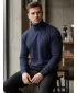 Pulover pentru bărbați DSTREET WX2360 ALBASTRU