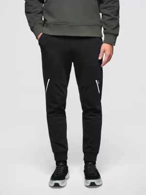 Pantaloni de trening pentru bărbați OMBRE OM-PASK-0280 NEGRU