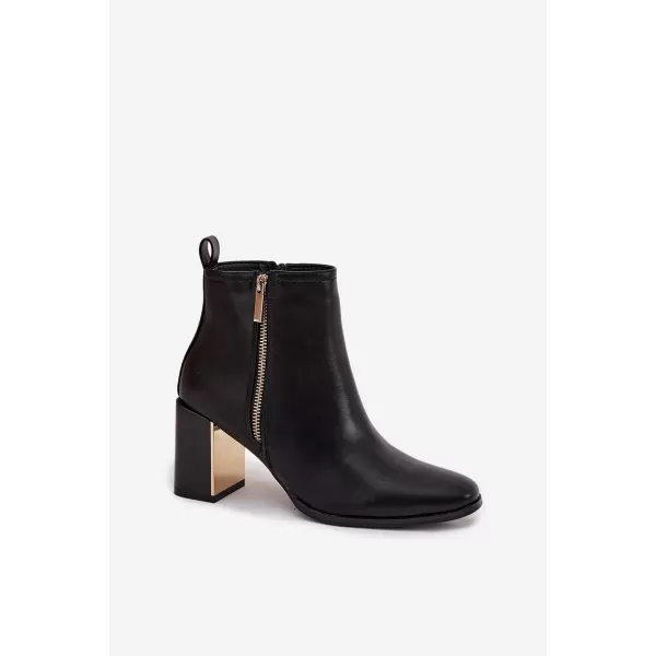  Pantofi de dama cu toc BOTO CAMILYN 40569 NEGRU 