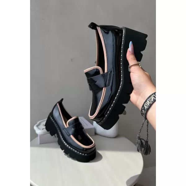  Mocasini de dama D&A MR870-32 NEGRU 