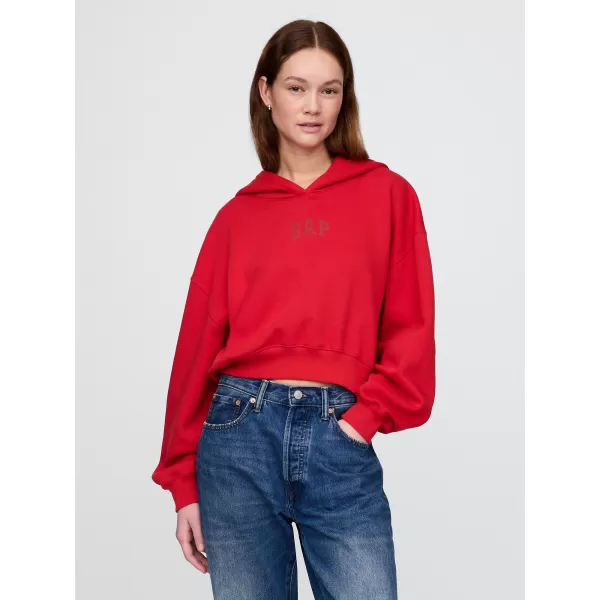  Hanorac de dama GAP CROPPED LOGO PULLOVER HOODIE 841725-12 SOS DE ROSII 