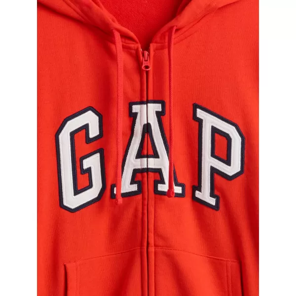  Hanorac de dama GAP FULLZIP LOGO HOODIE 727433-09 AFIȘ ROȘU 