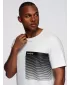 Tricou pentru bărbați OMBRE OM-TSPT-0246 ALB