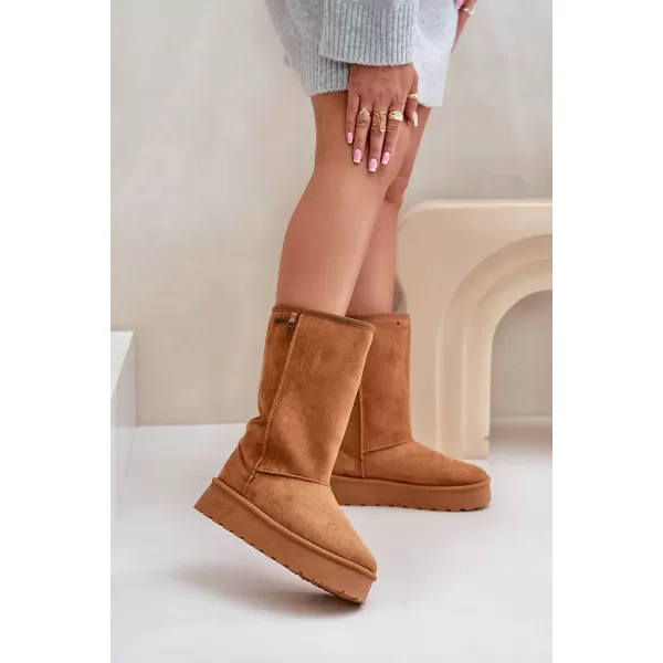  Pantofi de damă BIG STAR OO274893 MARO/BEJ Pantofi Big Star 