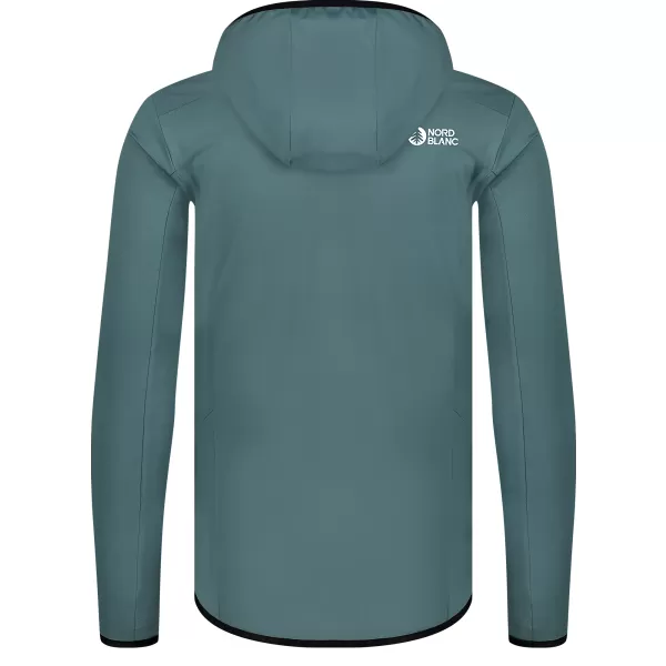  Hanorac powerfleece pentru bărbați NORDBLANC BRACKEN NBWFM8286 VERDE ÎNCHIS 