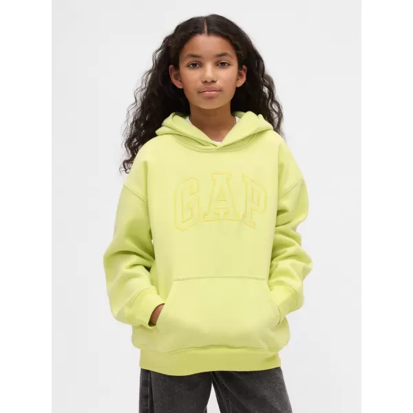  Hanorac pentru copii GAP RELAXED HOODIE PULLOVER 846224-02 LĂMÂIE 