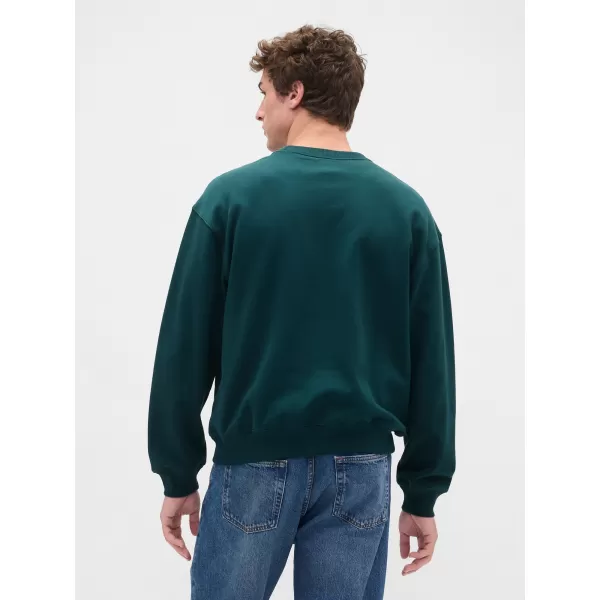  Hanorac pentru bărbați GAP LOGO SWEATSHIRT 821273-05 VERDE TROPICAL 