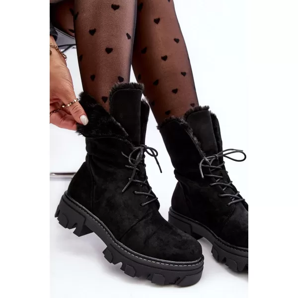  Pantofi de dama BOTO FRENDO 27836 NEGRU 