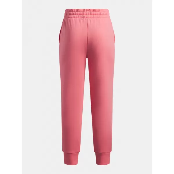  Pantaloni de trening pentru fete UNDER ARMOUR UA RIVAL FLEECE JOGGERS 1379525-600 ROZ 