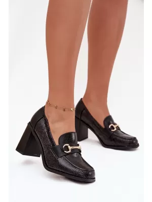 Pantofi de dama cu toc BOTO NOVELLA 39305 NEGRU