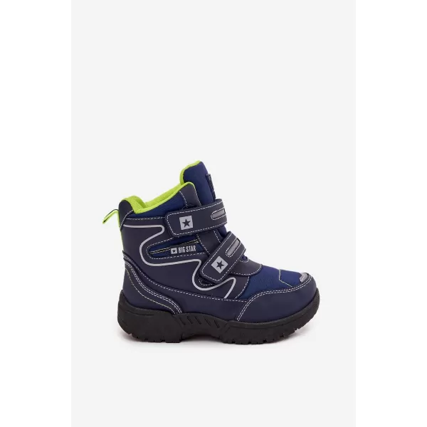  Cizme de zapada pentru copii BIG STAR OO374048 ALBASTRU Pantofi Big Star 