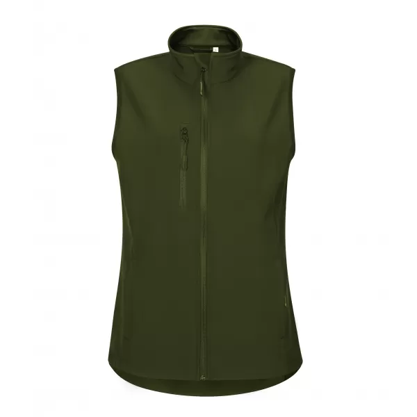  Vesta softshell dama ALTISPORT NoPrint NP/ALW965 MILITAR 