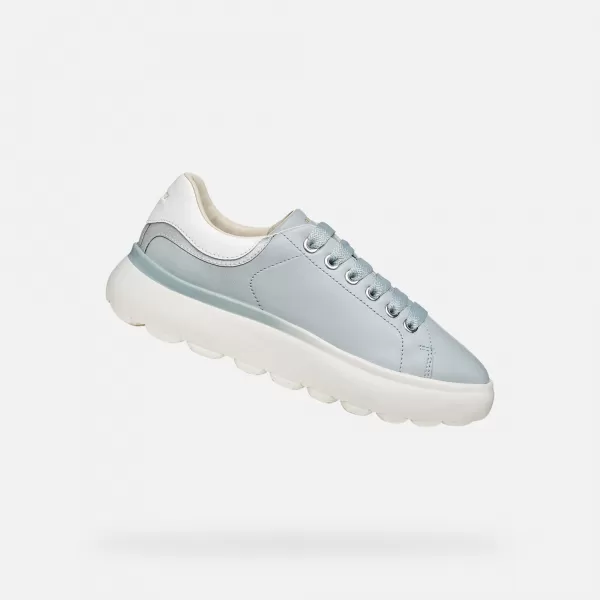  Adidași de damă GEOX SPHERICA EC4.1 G013145 ALBASTRU DESCHIS 