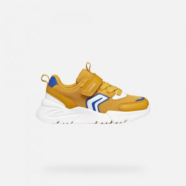  Adidași pentru băieți GEOX LOFTUS J55MQB01454C2Q1Z CHIHLIMBAR 