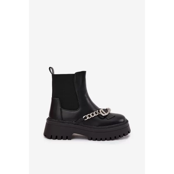  Pantofi de dama BOTO MARVELLA 38861 NEGRU 