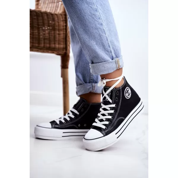  Adidasi de dama BIG STAR GG274012 NEGRI Pantofi Big Star 