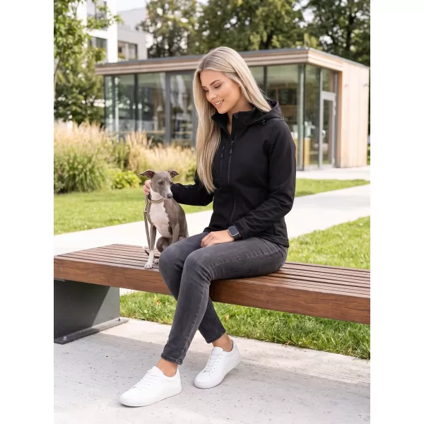  Jachetă softshell pentru femei ALTISPORT NoPrint NP/ALW945 NEGRU 
