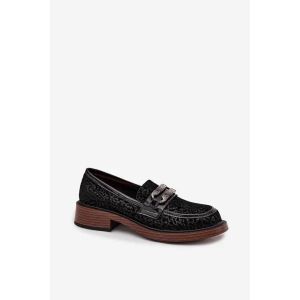  Mocasini de dama D&A MR52-176 NEGRU 