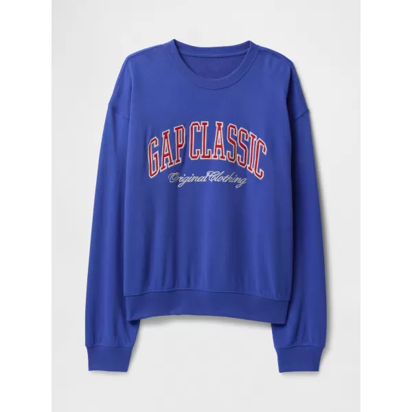  Hanorac pentru bărbați GAP CLASSIC LOGO SWEATSHIRT 744748-02 ALBASTRU ORBITOR 