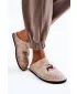 Papuci dama BIG STAR KK276016 BEJ Pantofi Big Star