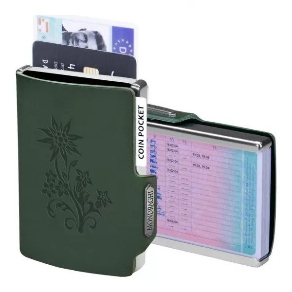  Portofel MONDRAGHI Silhouette Edelweiss VERDE 
