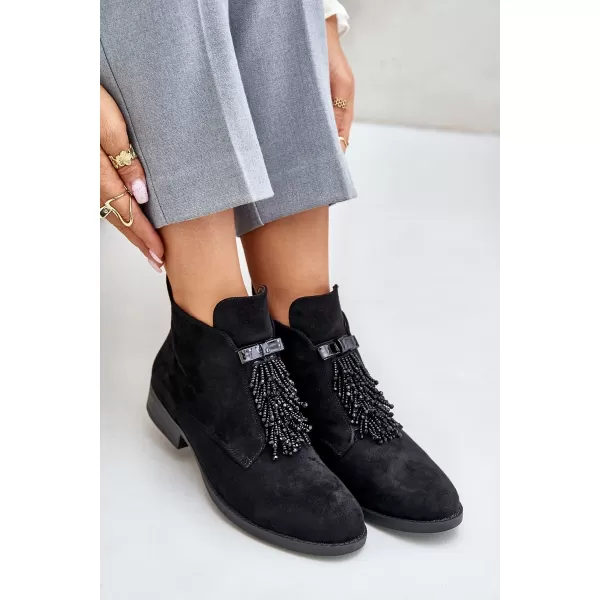  Pantofi de dama S.BARSKI HY42-715 NEGRU 