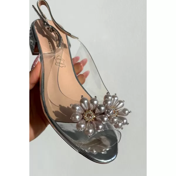  Sandale de dama D&A MR52-229 ARGINT 