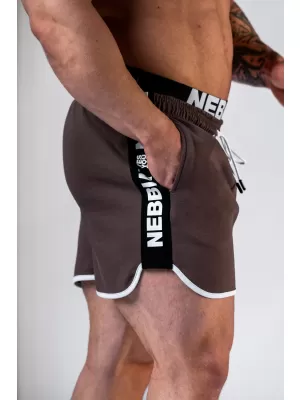 Pantaloni scurți de transpirație HERO 295 BROWN Nebbia