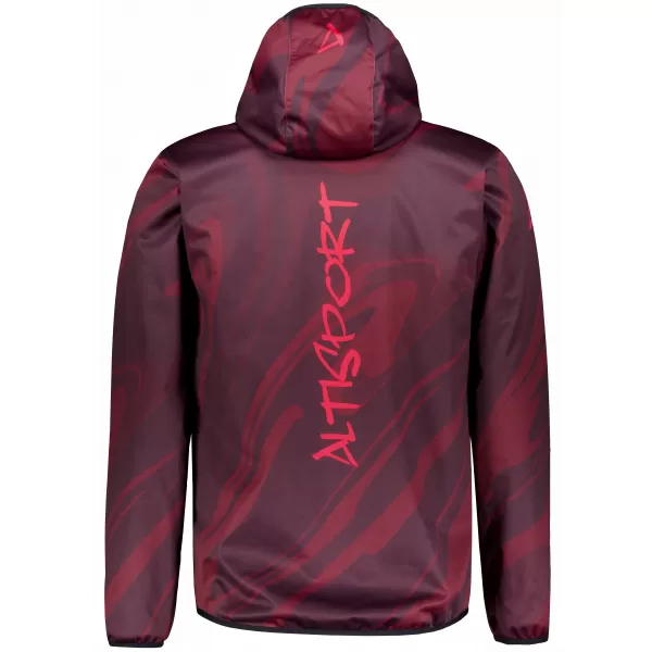  Jachetă softshell premium pentru bărbați ALTISPORT VOJ/ALM072JACK01 VIN/ROSU 