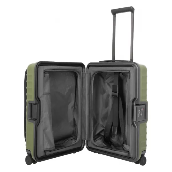  Valiză TITAN Overseas S Front pocket Forest green VERDE DE PĂDURE 