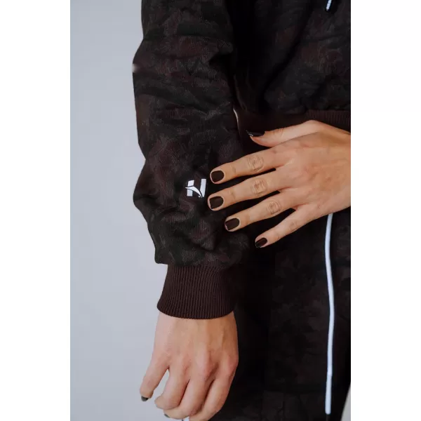  Hanorac cu fermoar POWER 895 DARK BROWN CAMO Nebbia 