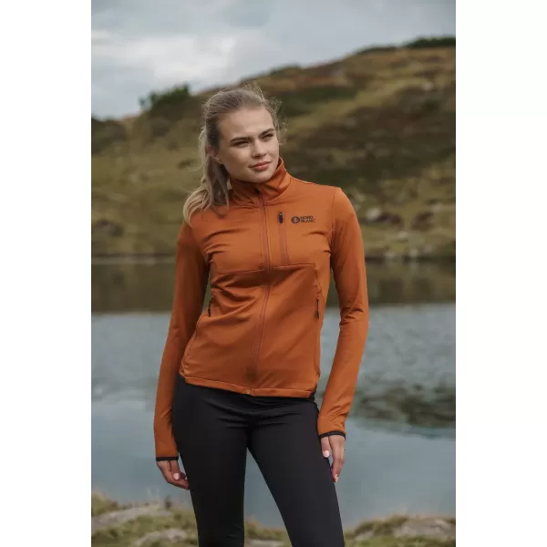  Hanorac pentru femei powerfleece NORDBLANC SEDGE NBWFL8291 MARO 