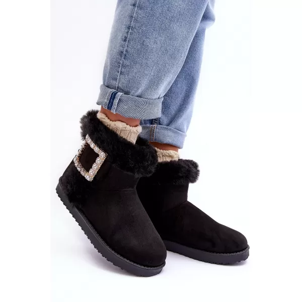  Pantofi de dama BOTO DULCA 27598 NEGRU 