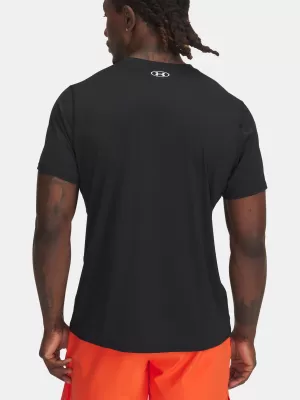 Tricou pentru bărbați UNDER ARMOUR HEATGEAR FITTED SS 6000939-001 NEGRU