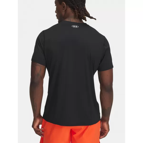  Tricou pentru bărbați UNDER ARMOUR HEATGEAR FITTED SS 6000939-001 NEGRU 