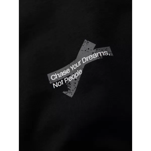  Tricou pentru bărbați OMBRE OM-LSPT-0136 NEGRU 