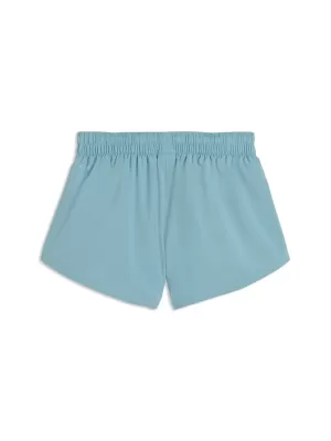 Pantaloni scurți de damă PUMA TAD ESSENTIAL 3" WOVEN SHORT 525903_99 ALBASTRUL MĂRII BALTICE