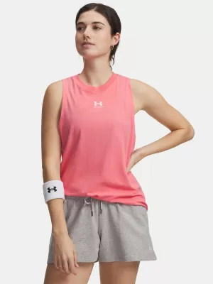 Maieu de damă UNDER ARMOUR UA RIVAL MUSCLE TANK 1383659-600 ROZ
