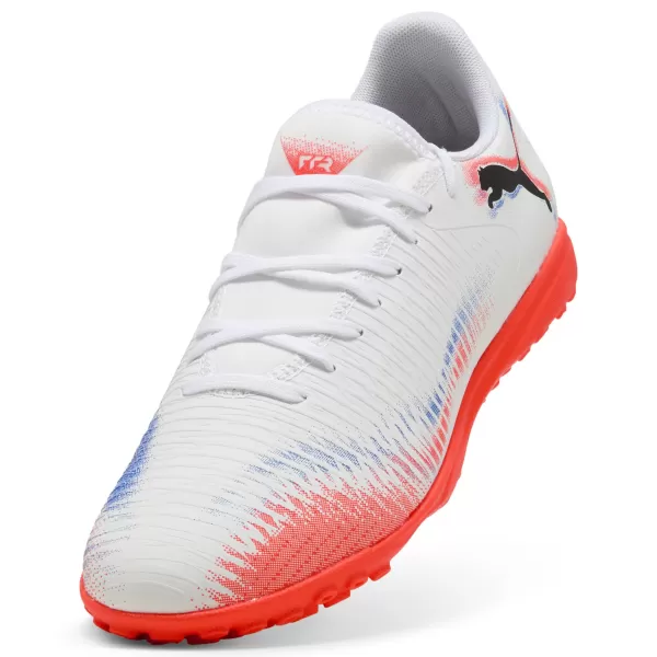 Cizme PUMA FUTURE 8 PLAY TT 108605-01 WHITE/ ALB/NEGRU PUMA/ROȘU STRĂLUCITOR 
