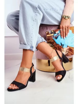 Sandale de dama S.BARSKI ENJOY NEGRU