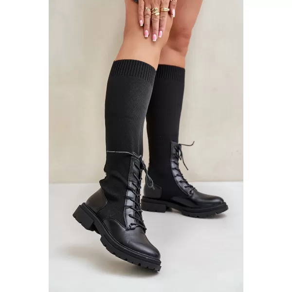  Cizme de dama BOTO IRANEL 34803 NEGRU 