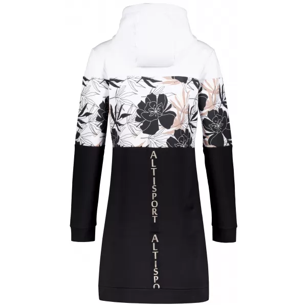  Hanorac de dama ALTISPORT HETHER NEGRU/ALB 