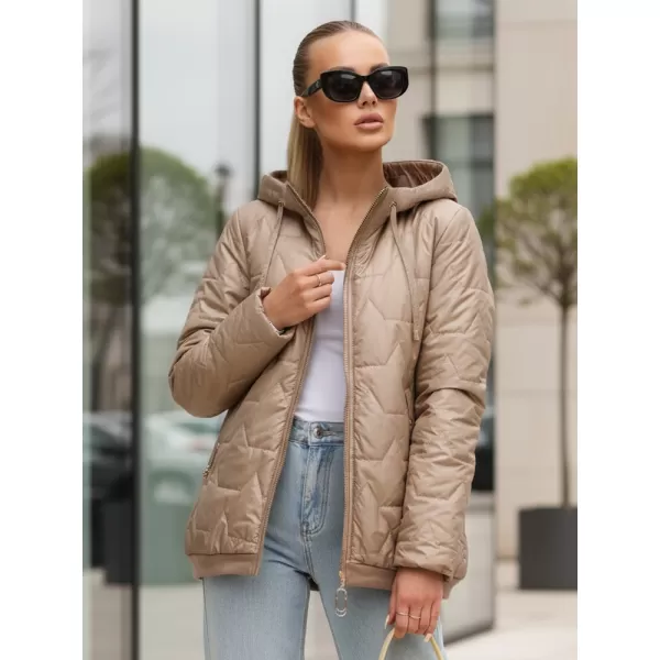  Geaca de dama DSTREET TY5547 CARAMEL 