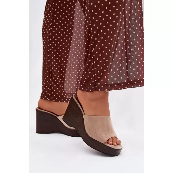  Papuci de damă BOTO RAVELIA 41346 KAKI 