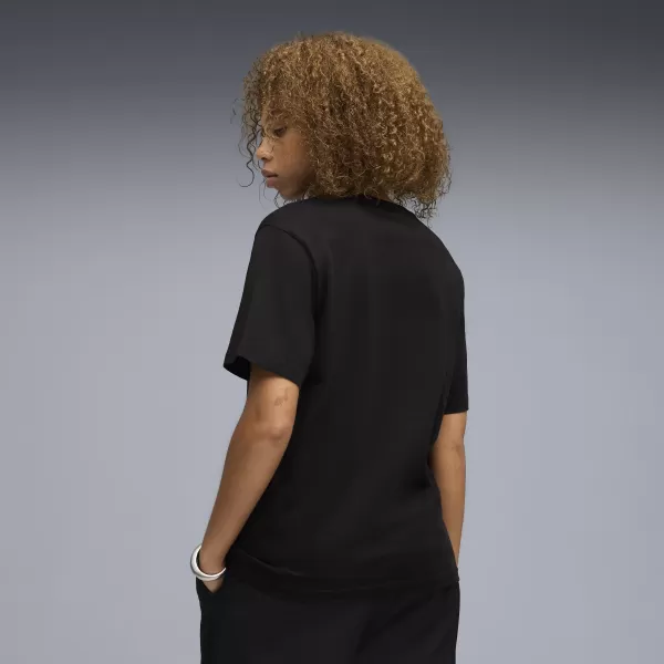  Tricou pentru femei PUMA GRAPHICS RELAXED TEE BETTER 691908_01 PUMA NEGRU 