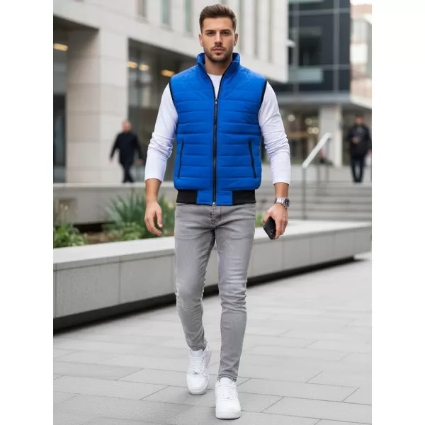  Vesta pentru bărbați DSTREET TX4017 ALBASTRU 