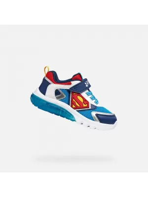 Adidași pentru băieți GEOX CIBERDRON J65LBB01454C4320 ALBASTRU